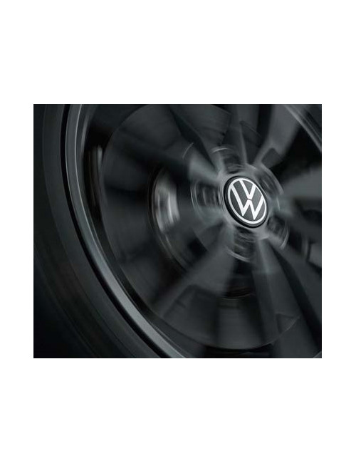 Cache-écrou et moyeu de roue centrale VW