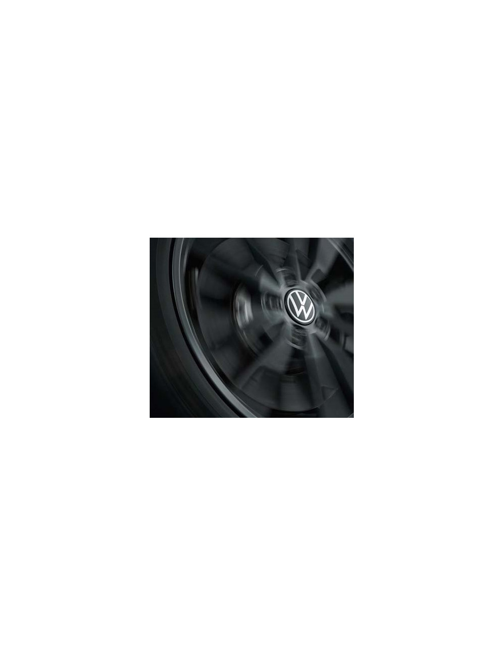 Caches moyeux dynamique spinner avec logo VW Lot de 4 - 000071213D