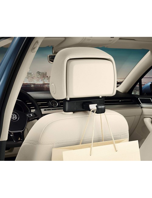 Omabeta crochet de dossier de siège de voiture Crochet d'appui-tête de  siège de voiture, rangement multifonctionnel auto interieur